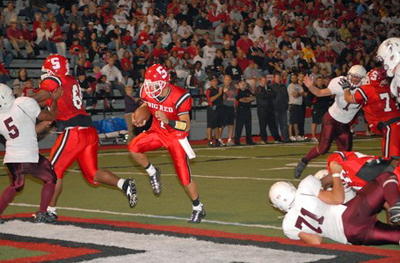 red big steubenville football ohio stadium